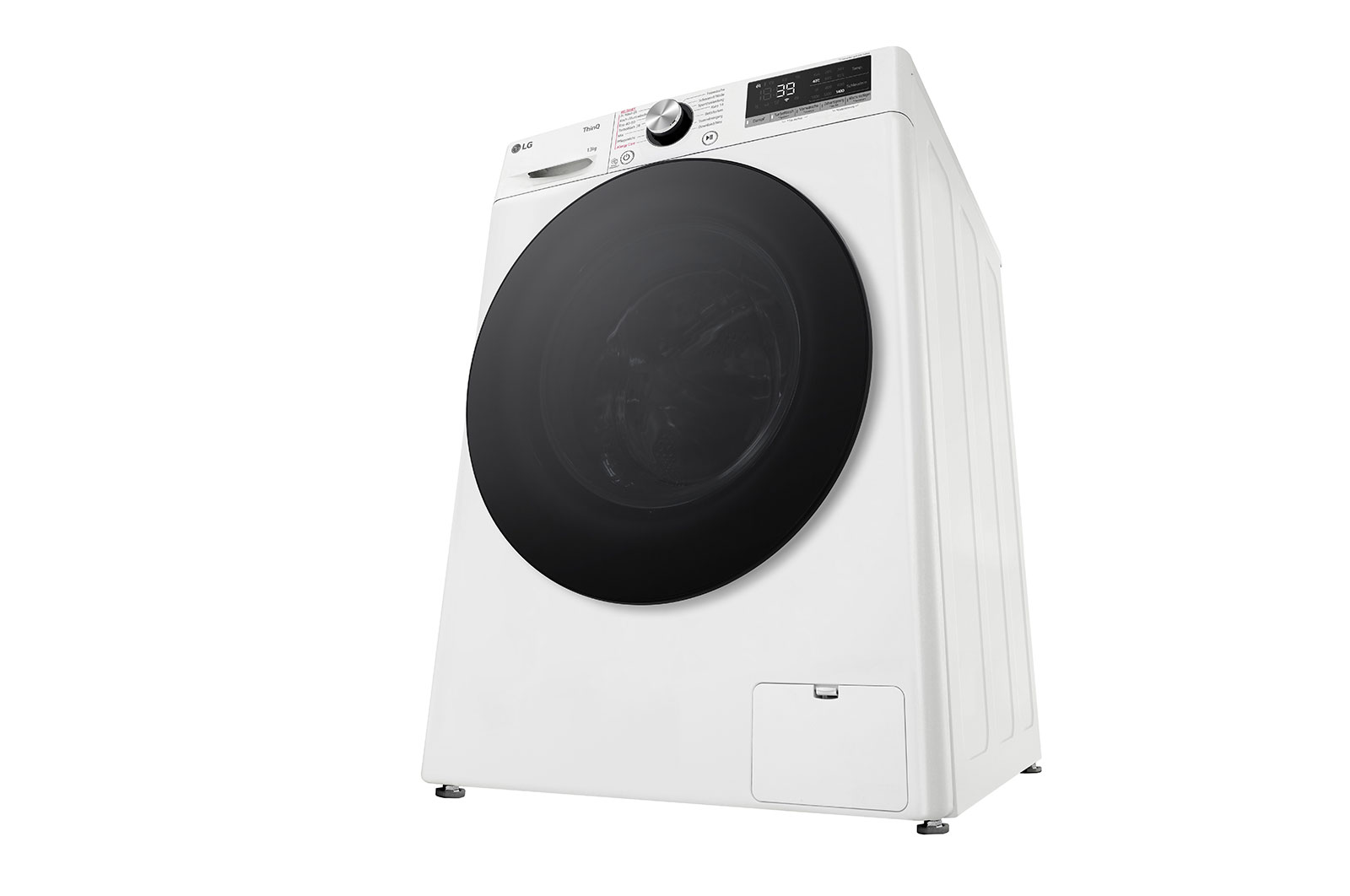 LG Waschmaschine mit 13 kg Kapazit?t | EEK A | 1.400 U./Min. | Wei? mit schwarzem Bullaugenring | F4WR703Y, F4WR703Y