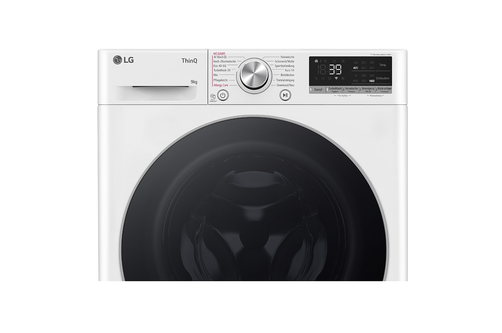 LG Waschmaschine | 9 kg | EKK A | AI DD? | 1400 U./Min | Steam | TurboWash? 360° | F4WR7091 , F4WR7091