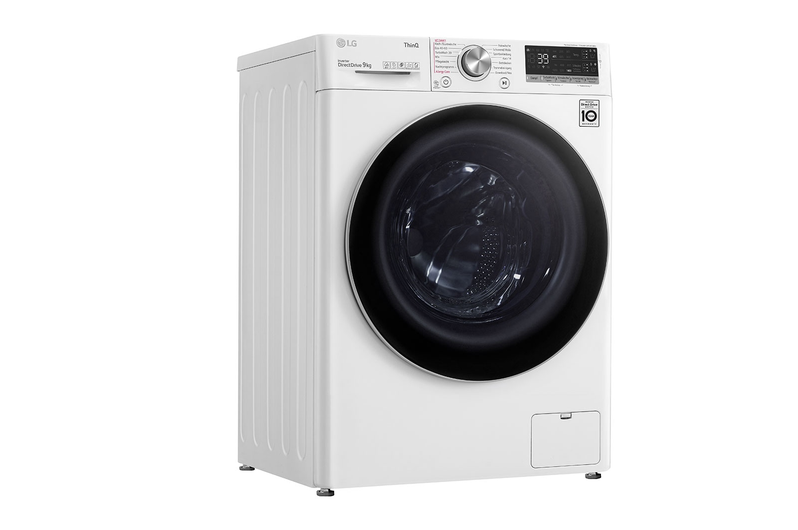 LG Waschmaschine | 9kg |  AI Direct Drive? | TurboWash 360 | Automatische Waschmitteldosierung, F4WV709AT1