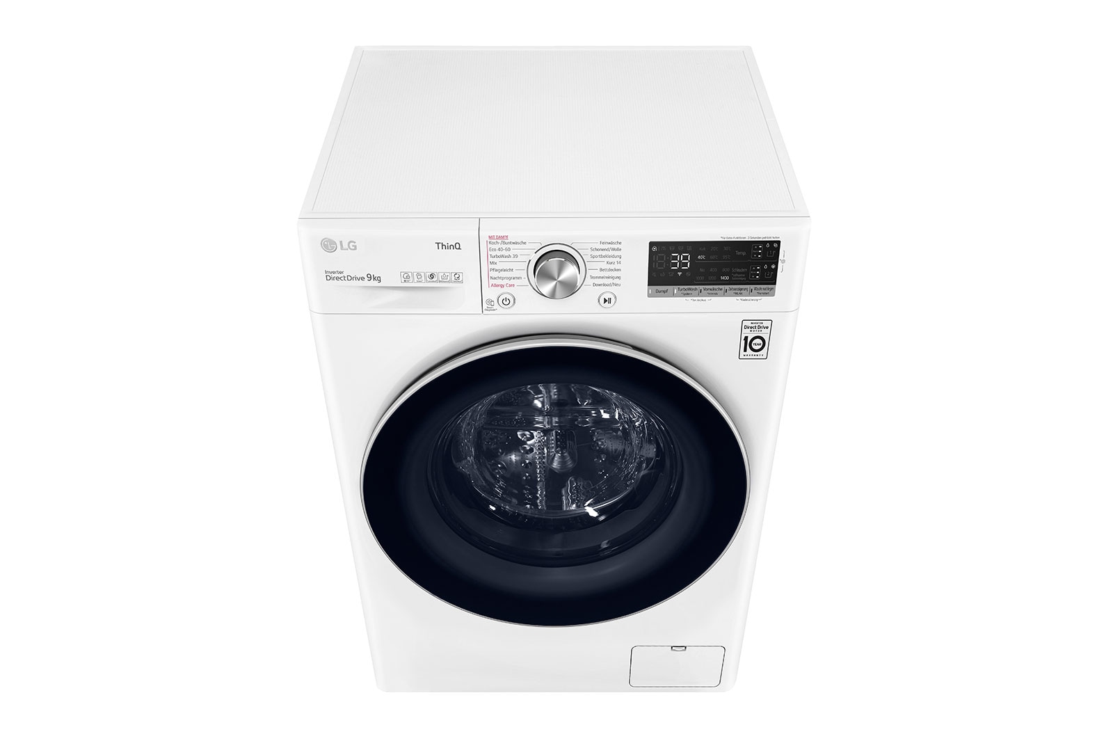 LG Waschmaschine | 9kg |  AI Direct Drive? | TurboWash 360 | Automatische Waschmitteldosierung, F4WV709AT1