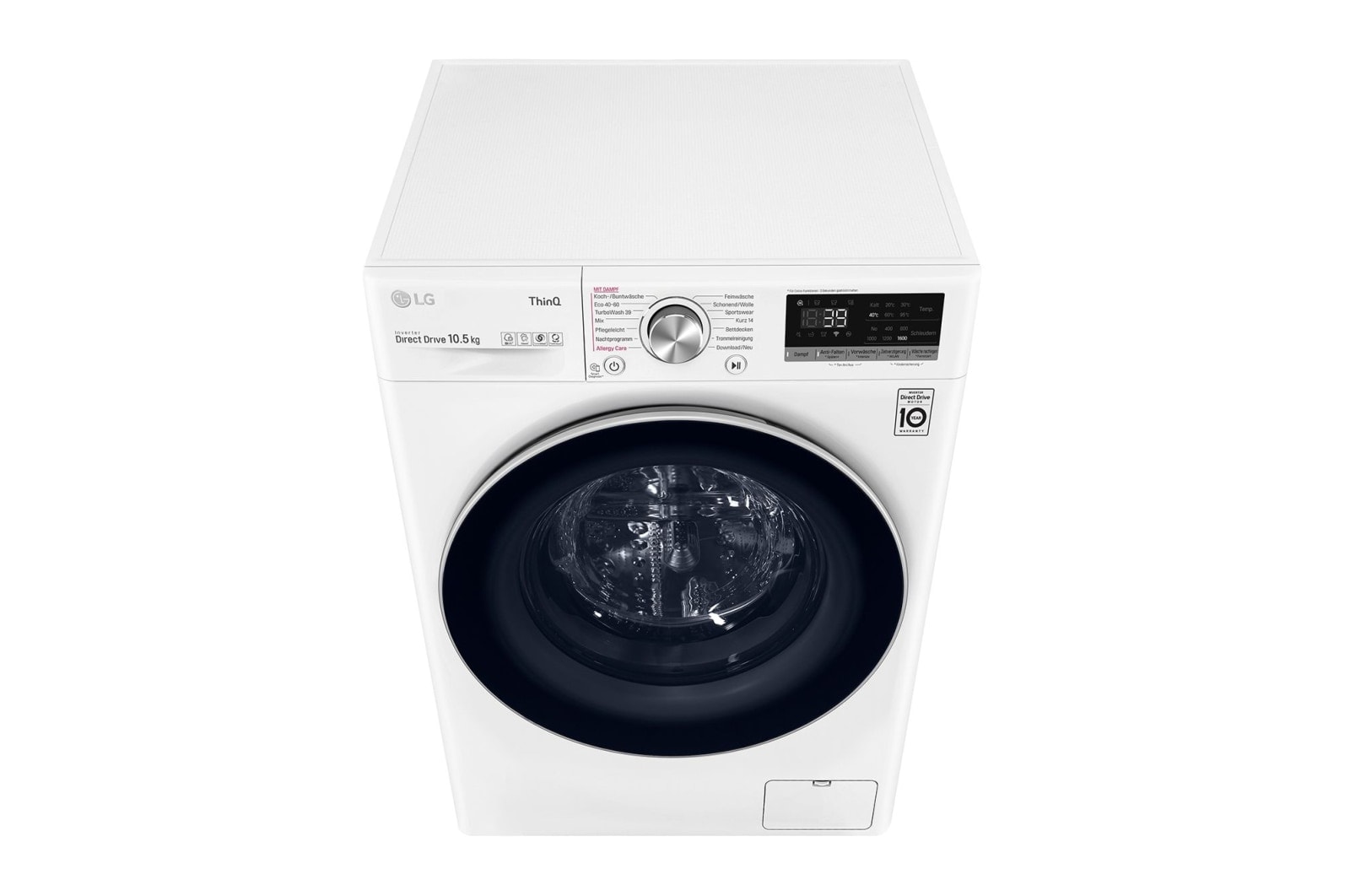 LG Waschmaschine | 10.5 kg | AI DD? | Steam? | TurboWash? | Aqualock | Neue Wohlfühl-Trommel | LG F6WV710P1, F6WV710P1