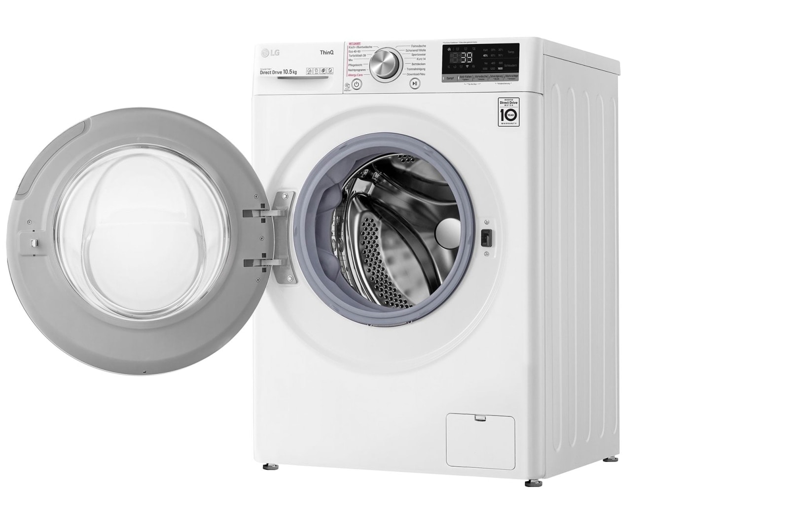 LG Waschmaschine | 10.5 kg | AI DD? | Steam? | TurboWash? | Aqualock | Neue Wohlfühl-Trommel | LG F6WV710P1, F6WV710P1