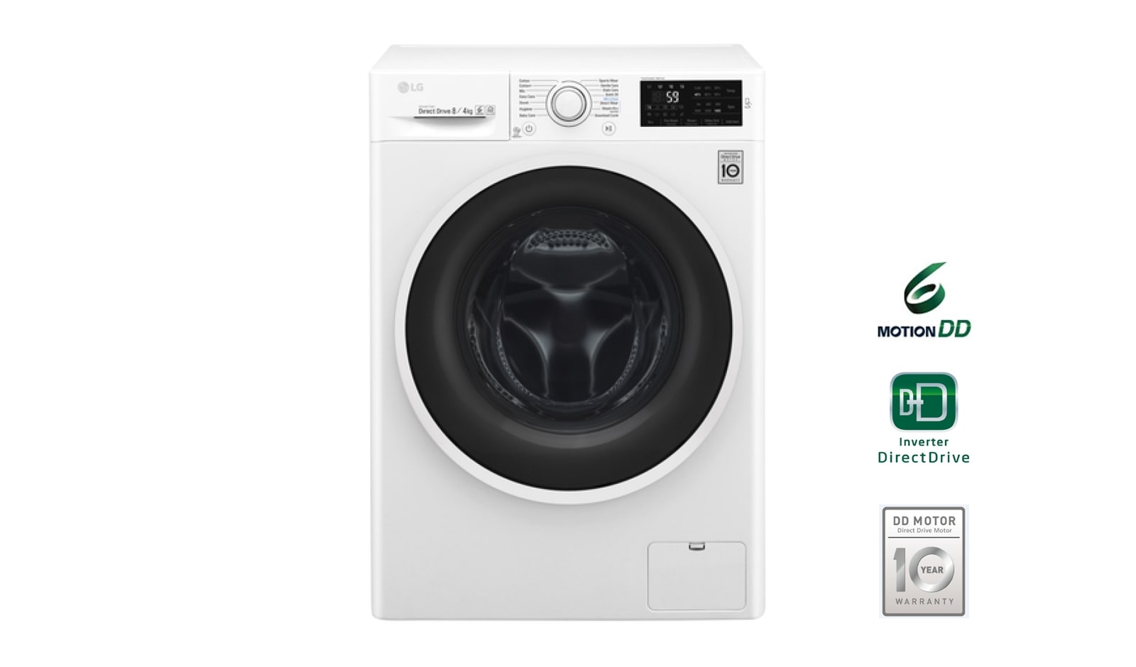 Vorderansicht von Waschtrockner | 8kg waschen / 4kg trocknen | 6 Motion Direct Drive? F14WD84EN0