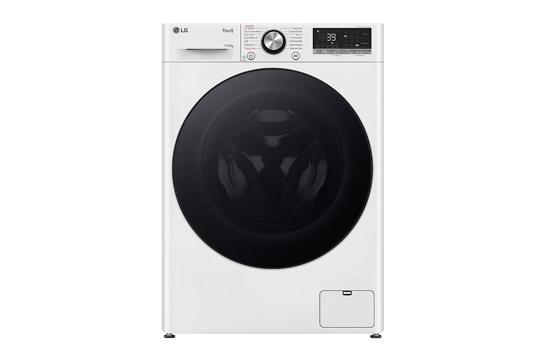 LG Waschtrockner mit AI DD? | 11 KG Waschen | 6 KG Trocknen | 1.400 U./Min. | Steam | TurboWash? 360° | Neue Wohlfühl-Trommel | Wi-Fi-Funktion | EEK D | W4WR70E6Y, W4WR70E6Y