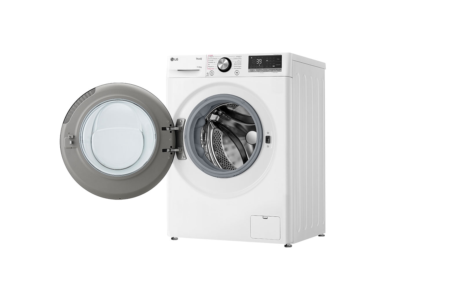 LG Waschtrockner mit AI DD? | 11 KG Waschen | 6 KG Trocknen | 1.400 U./Min. | Steam | TurboWash? 360° | Neue Wohlfühl-Trommel | Wi-Fi-Funktion | EEK D | W4WR70E6Y, W4WR70E6Y