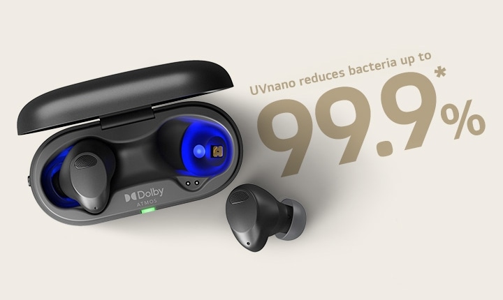 UVnano reduce bacteria up to 99.9%	