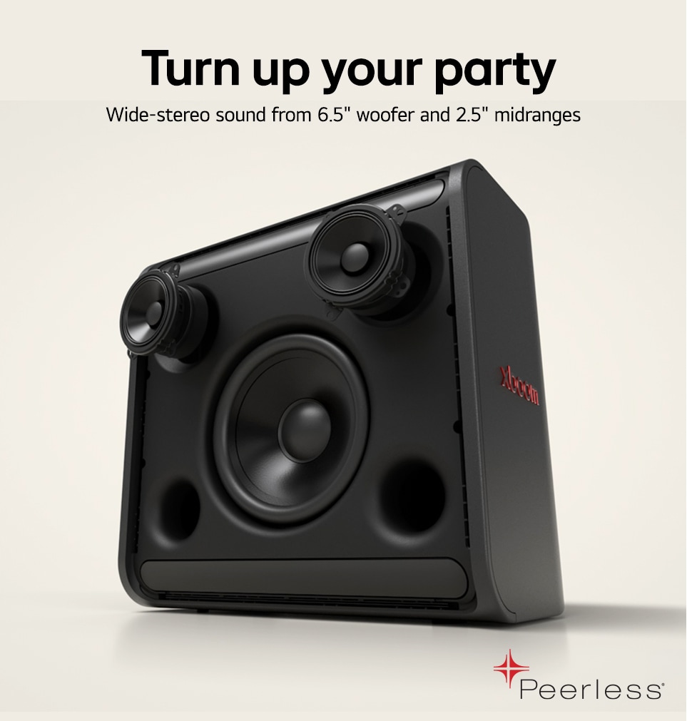 LG xboom Stage 301 by will.i.am | Portable Bluetooth Speaker | xboom Signature Sound for Parties and Performances, STAGE301
