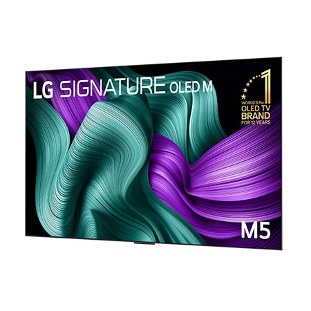 LG 97 Inch LG SIGNATURE OLED M5 4K Smart TV with Wireless Video & Audio Transfer, OLED97M5PSA