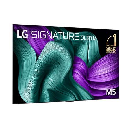 LG 97 Inch LG SIGNATURE OLED M5 4K Smart TV with Wireless Video & Audio Transfer, OLED97M5PSA