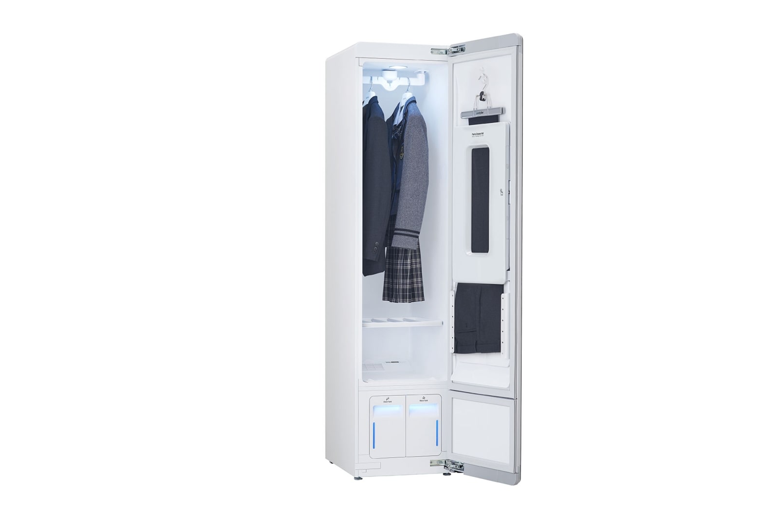 LG 3 Garment TrueSteam? Styler - Black Glass, S3BF