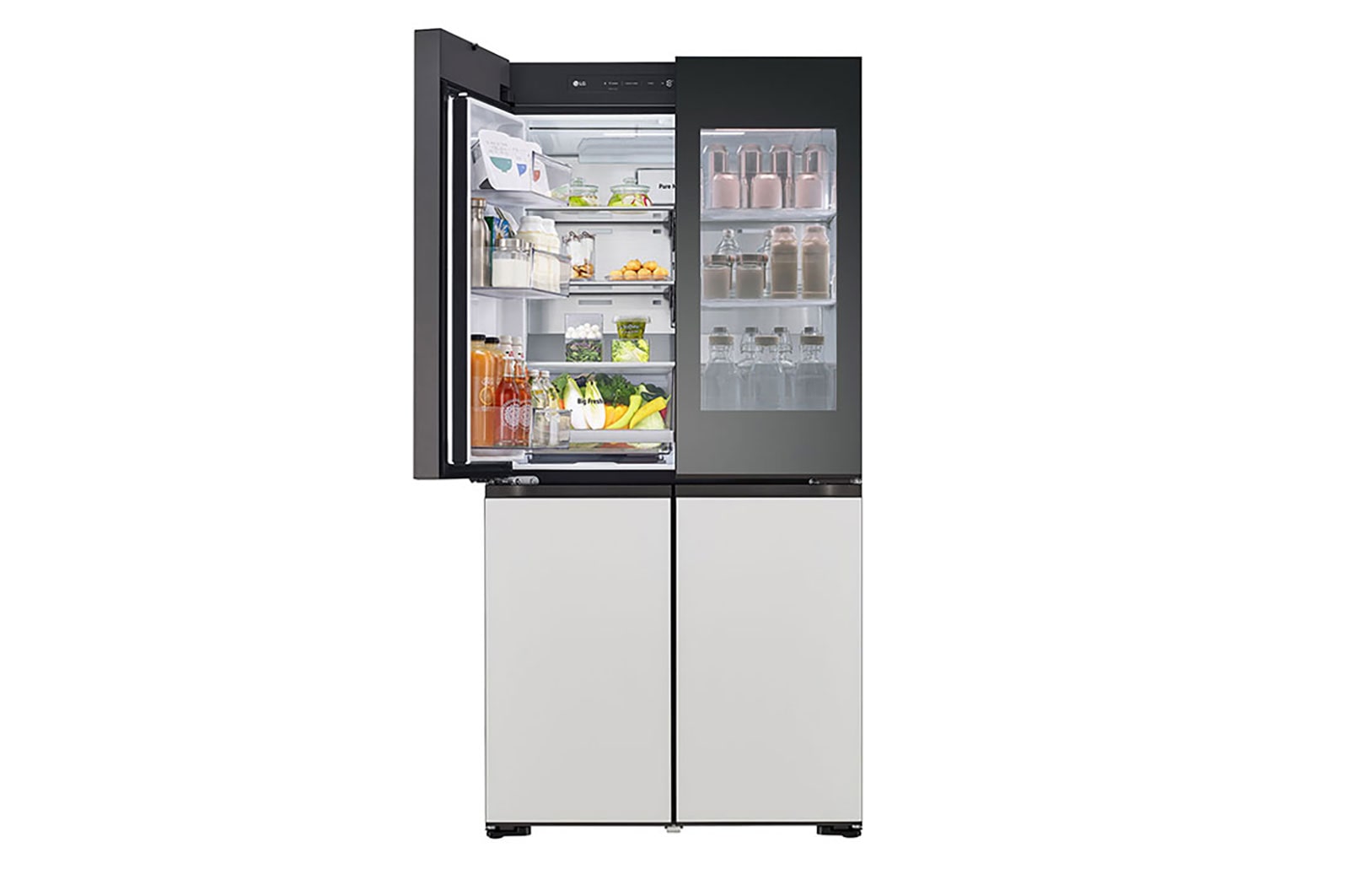 LG 617L French Door Fridge - MoodUP? LED Panels, GF-MV600