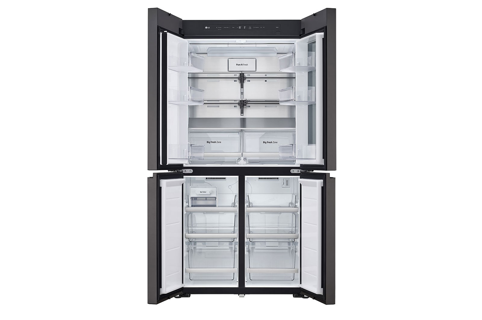 LG 617L French Door Fridge - MoodUP? LED Panels, GF-MV600