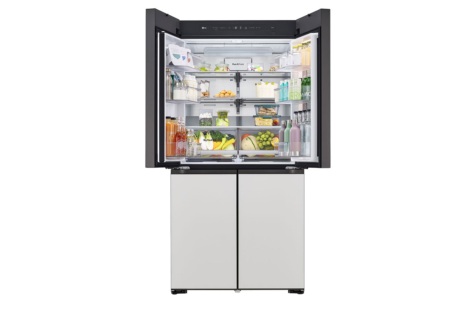LG 617L French Door Fridge - MoodUP? LED Panels, GF-MV600
