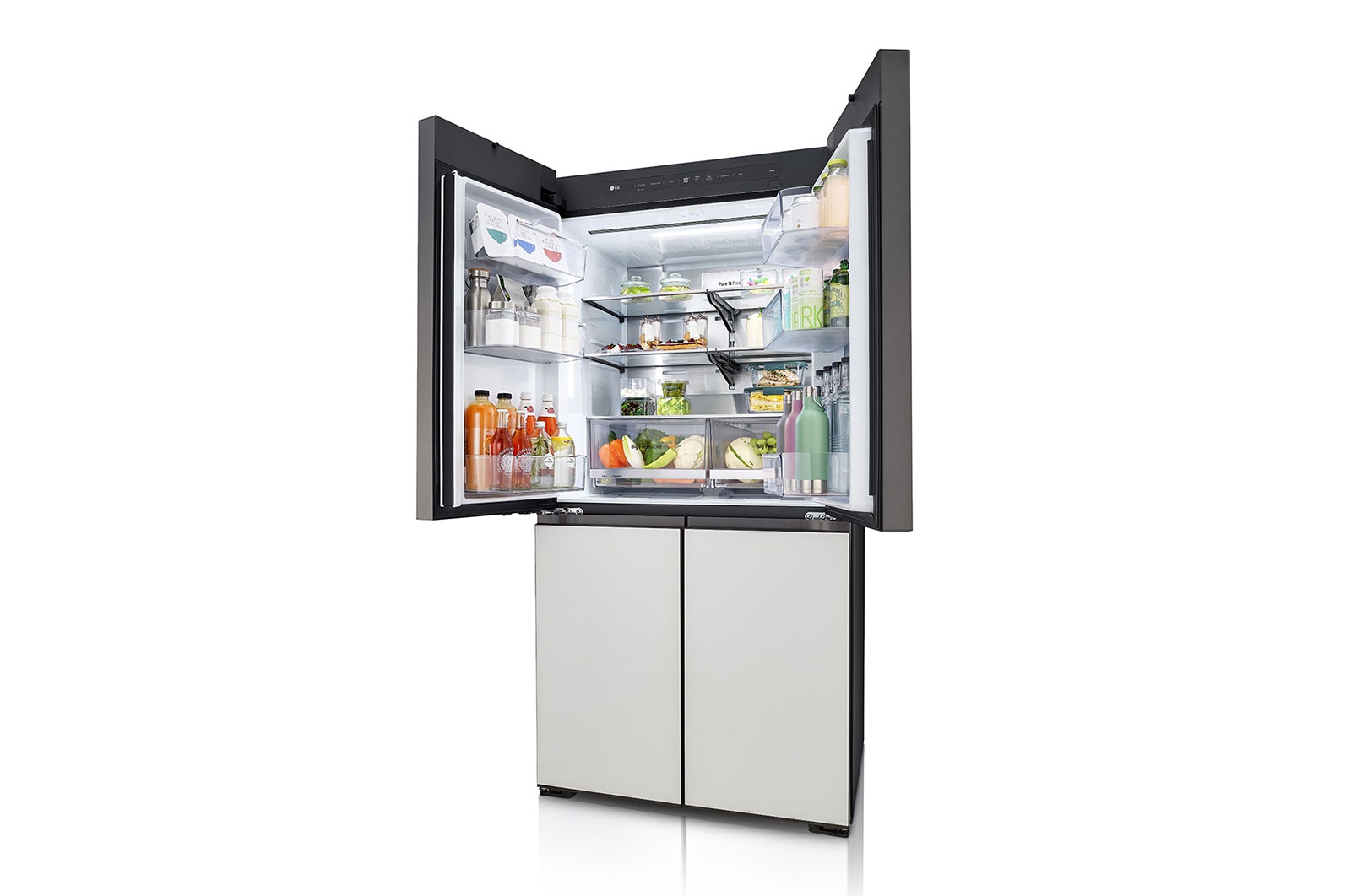 LG 617L French Door Fridge - MoodUP? LED Panels, GF-MV600