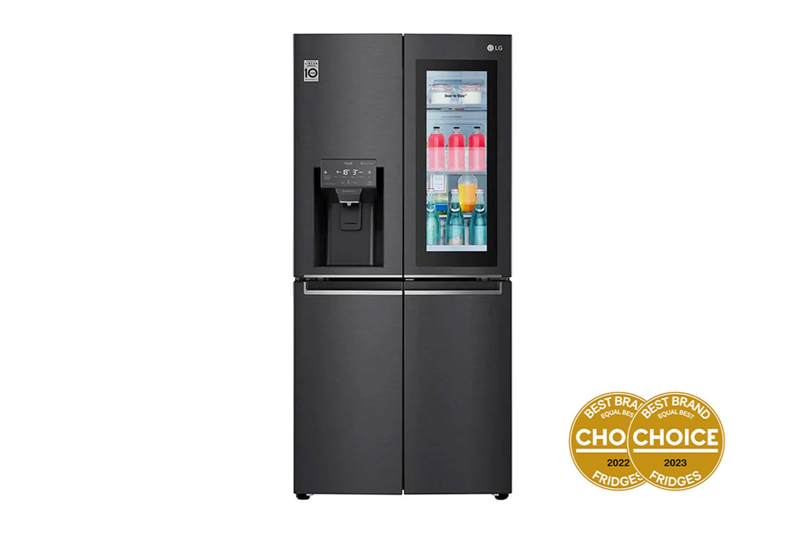 LG 508L Slim French Door Fridge with Craft Ice? , GF-V570MBLC