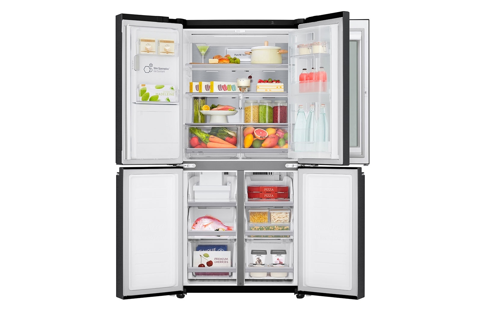 LG 508L Slim French Door Fridge with Craft Ice? , GF-V570MBLC