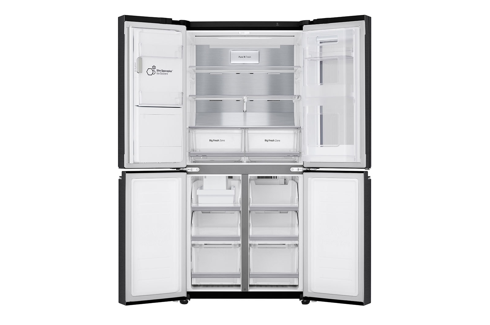 LG 508L Slim French Door Fridge with Craft Ice? , GF-V570MBLC