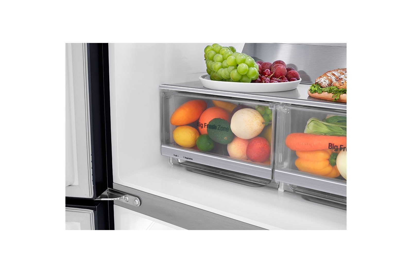 LG 508L Slim French Door Fridge with Craft Ice? , GF-V570MBLC