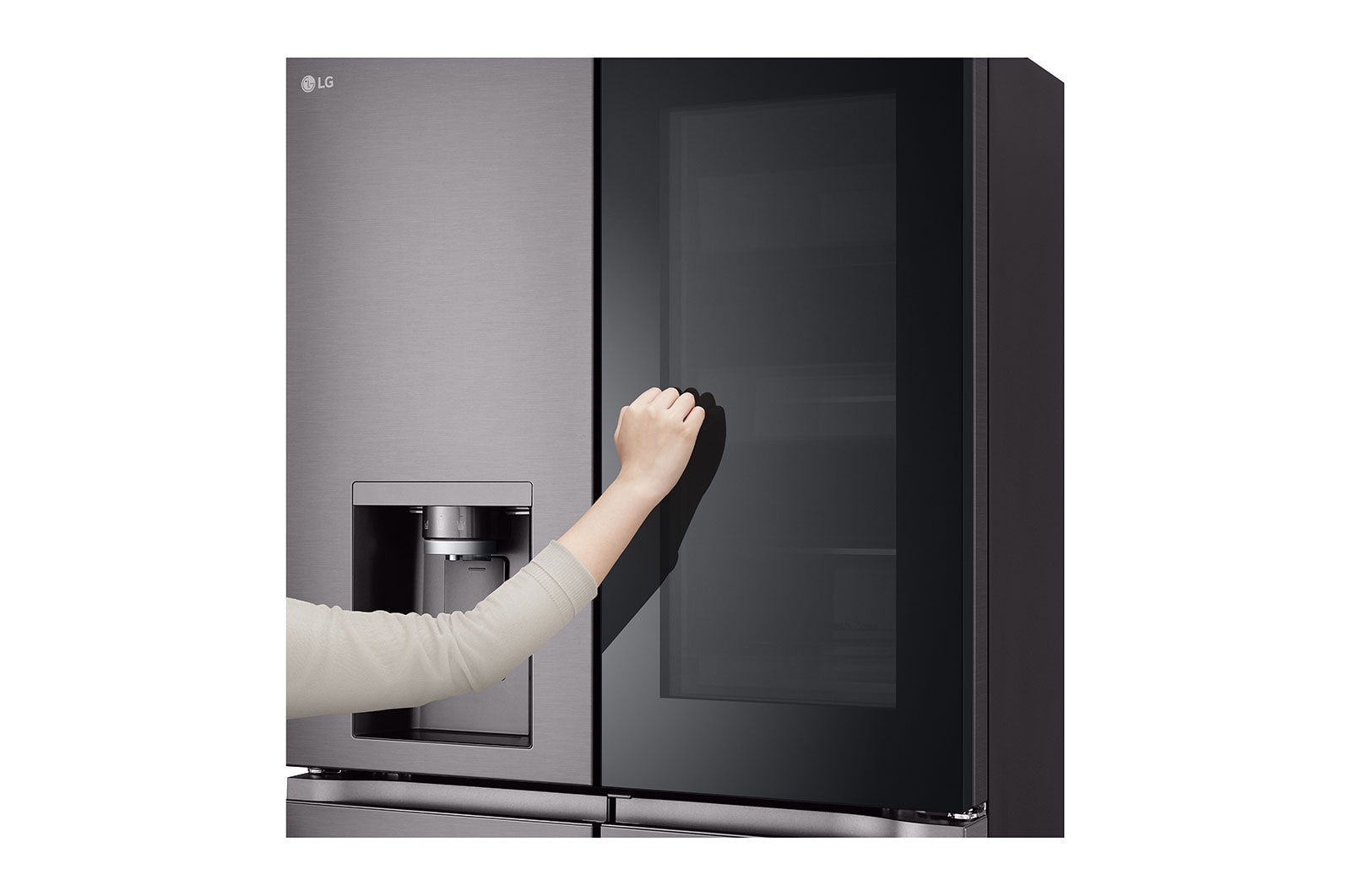 LG 642L French Door Fridge with InstaView?, GF-V700BSLC