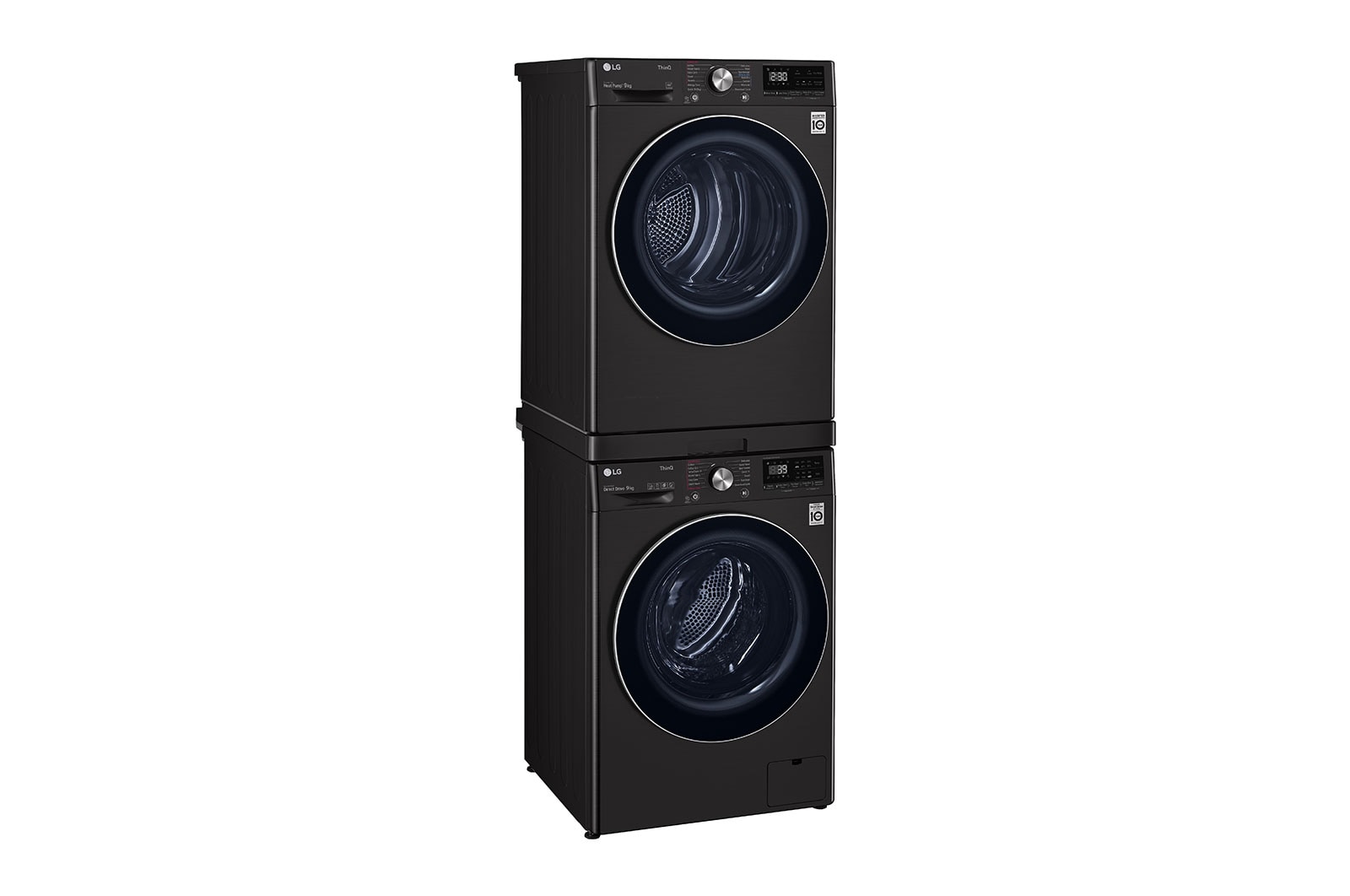 LG Washing Machine + Dryer Stacking Kit - Black, STKIT-BK