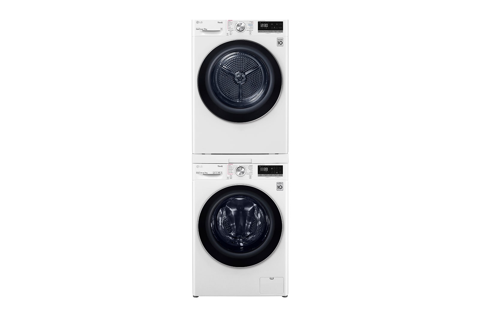 LG Washing Machine + Dryer Stacking Kit - White, STKIT-WH