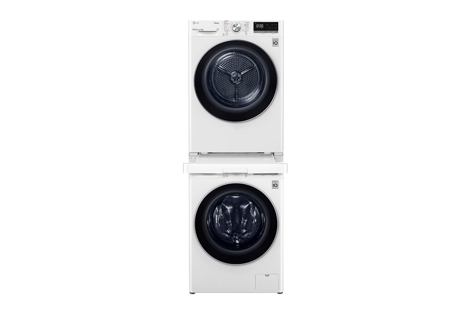 LG Washing Machine + Dryer Stacking Kit - White, STKIT-WH