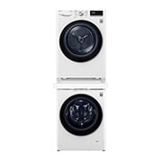 LG Washing Machine + Dryer Stacking Kit - White, STKIT-WH