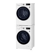 LG Washing Machine + Dryer Stacking Kit - White, STKIT-WH