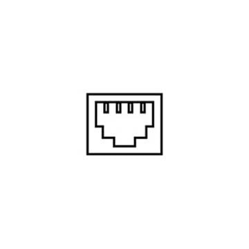 LAN pictogram.	