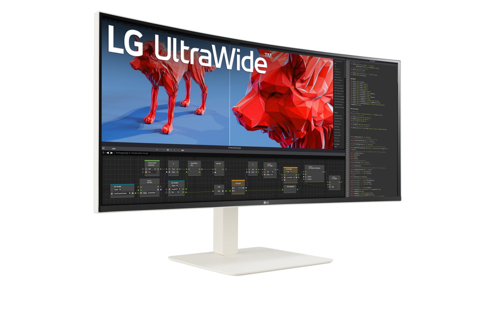 LG 38" UltraWide? QHD+ (3840x1600) Curved monitor, 38WR85QC-W