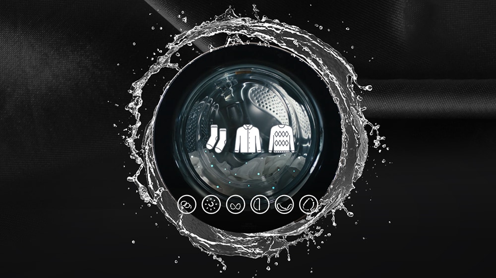 Auto Sense AI DD? Technology identifies a suitable washing pattern to handle your clothes with care.