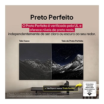 A tela de uma LG TV com um AI Magic Remote em primeiro plano. O bot?o AI está destacado, e um bal?o de fala mostra o texto: “Sugira um filme de que eu goste”. Na tela, vemos o ícone do usuário E, indicando como o AI Voice ID foi capaz de identificar qual era o usuário e fornecer recomenda??es personalizadas com base apenas na sua voz. 