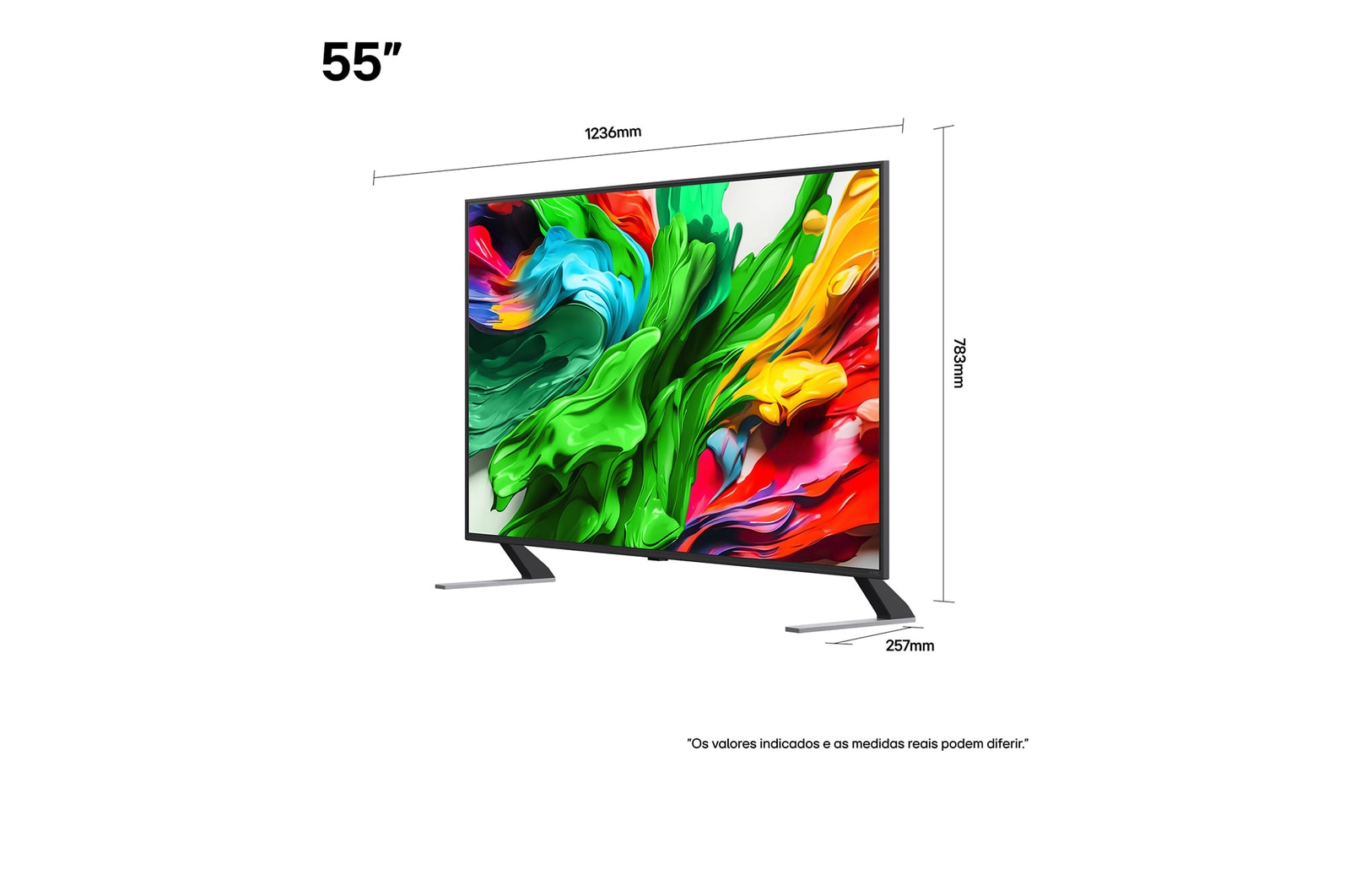 Flor holográfica 3D em vários tons e matizes diferentes em um fundo preto. A defini??o e os detalhes da flor mostram a capacidade da QNED MiniLED de produzir imagens com cores, brilho e contraste excepcionais. O título descreve como a tecnologia MiniLED melhora a clareza e oferece um contraste excepcional.