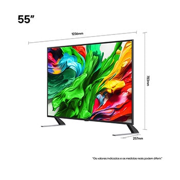 Flor holográfica 3D em vários tons e matizes diferentes em um fundo preto. A defini??o e os detalhes da flor mostram a capacidade da QNED MiniLED de produzir imagens com cores, brilho e contraste excepcionais. O título descreve como a tecnologia MiniLED melhora a clareza e oferece um contraste excepcional.