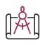 Icon related to design