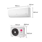 LG Ar-Condicionado LG AI Dual Inverter Voice 18.000 BTU Frio 220V, S3-Q18KL31B