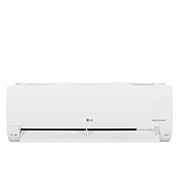 Evaporadora do Ar-Condicionado LG AI Dual Inverter Voice Bi-Split Frio 9.000 BTU 220V modelo S32Q16SA181 visto de frente com a aleta aberta