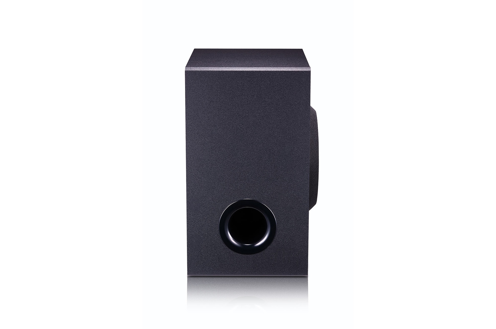 diagonal view of woofer