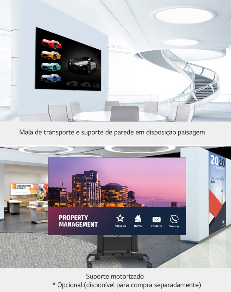 A sala de reuni?es está equipada com a sinaliza??o LAEC e um sistema AV que ajuda os usuários a controlá-la.
