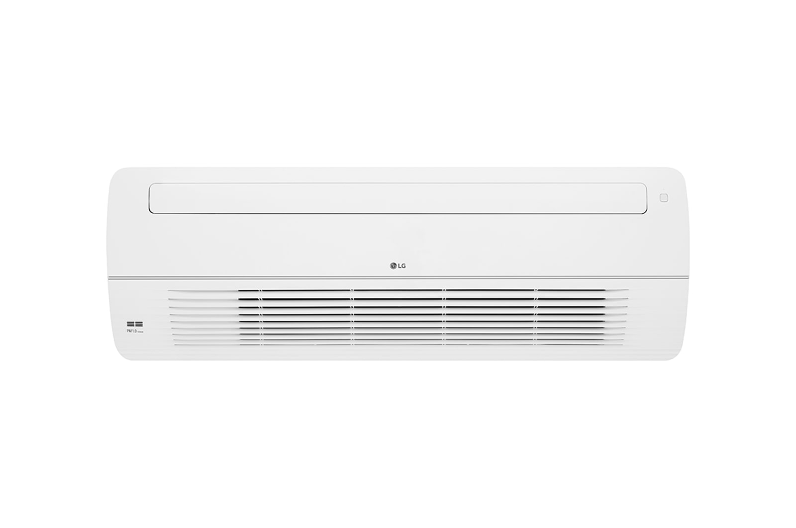 Vista frontal de Evaporadora Cassete 1 Via, 12.000 BTU/h, 220 V AMNH12GTUC0