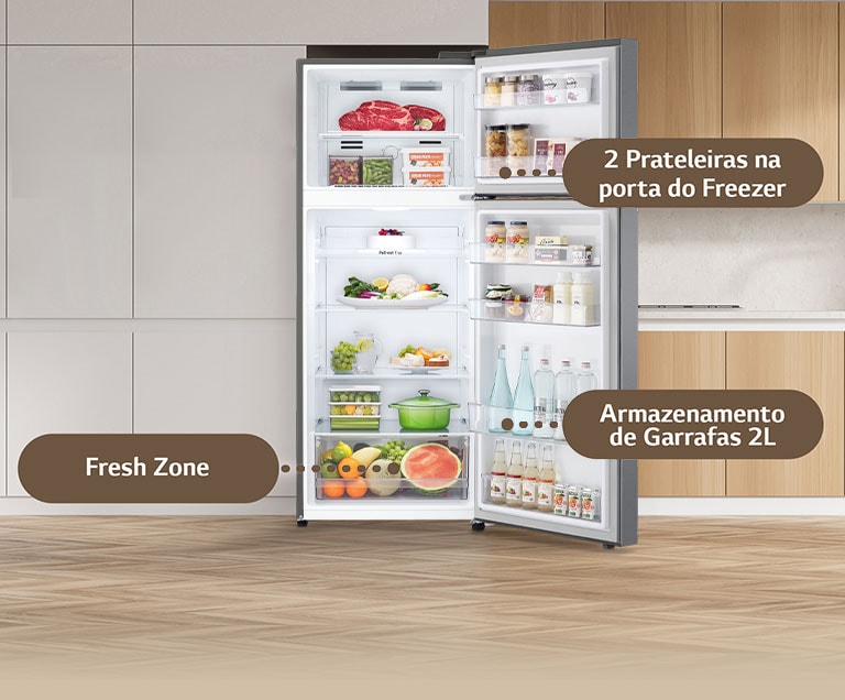 Mais espa?o para guardar tudo o que você precisa