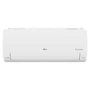 Evaporadora do Ar-Condicionado LG AI Dual Inverter Voice 9.000 BTU Frio 220V modelo S3-Q09AA33A visto de frente com a aleta fechada