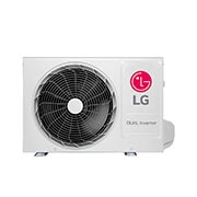 Condesandora do Ar-Condicionado LG AI Dual Inverter Voice 9.000 BTU Frio 220V modelo S3-Q09AA33A visto de frente
