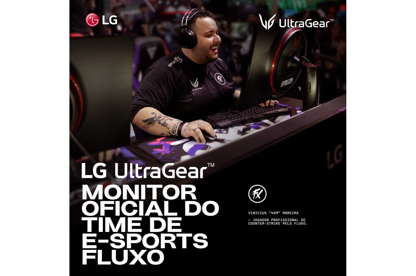 LG Monitor Gamer LG UltraGear Curvo 34” WQHD UltraWide 3440x1440 160Hz 1ms (MBR) HDR10 AMD FreeSync HDMI 34GP63A-B, 34GP63A-B