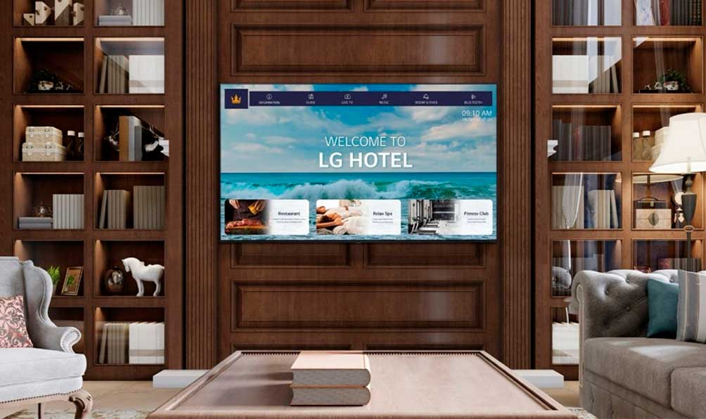 Tecnologia e personaliza??o: como o LG Pro:Centric eleva a experiência em hotéis