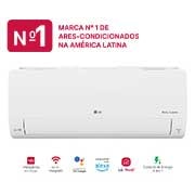 LG Ar-condicionado LG AI Dual Inverter Voice Frio 9.000 BTU Branco 220V, S3-Q09AA31A