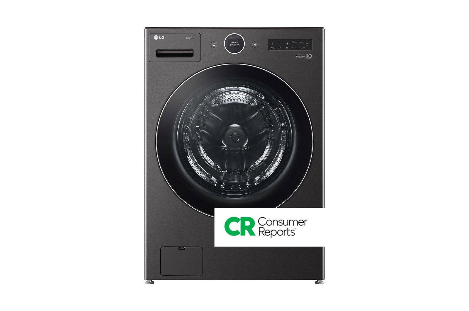LG 5.8 cu. ft. Front Load Washer with AI DD? 2.0 and LCD Knob, WM6700HBA