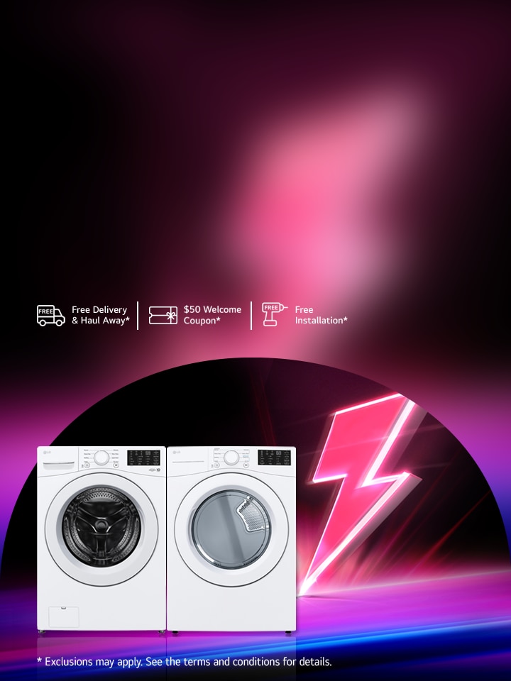 Remise spéciale sur lave-linge et sèche-linge sélectionnés