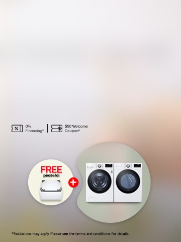 Special Pricing on select Laundry & Dryer