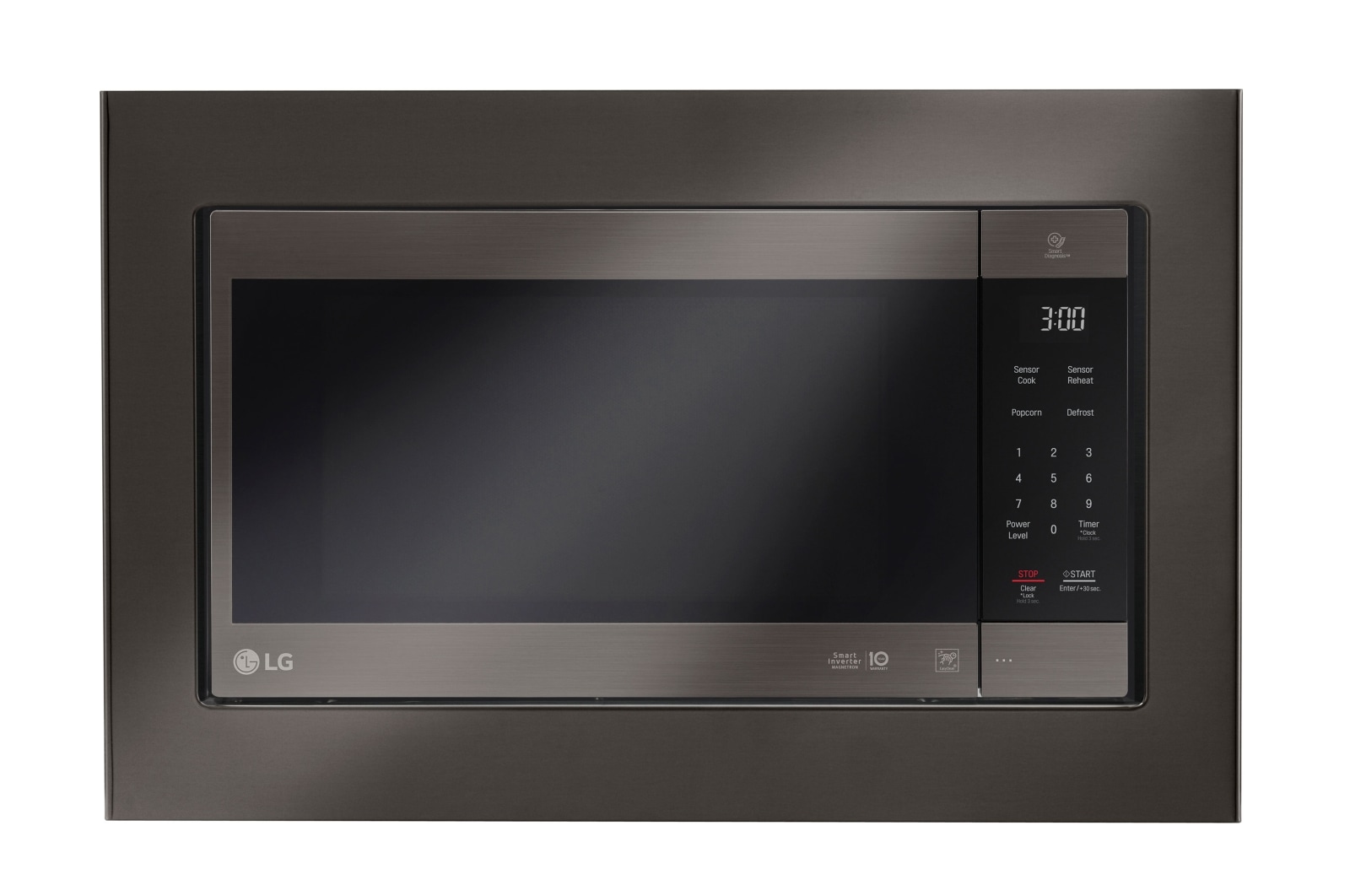 Front view of Microwave Trim Kit MK2030NBD